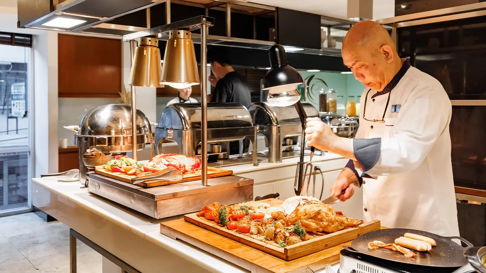 Breakfast service at S15 Sukhumvit Hotel in Bangkok